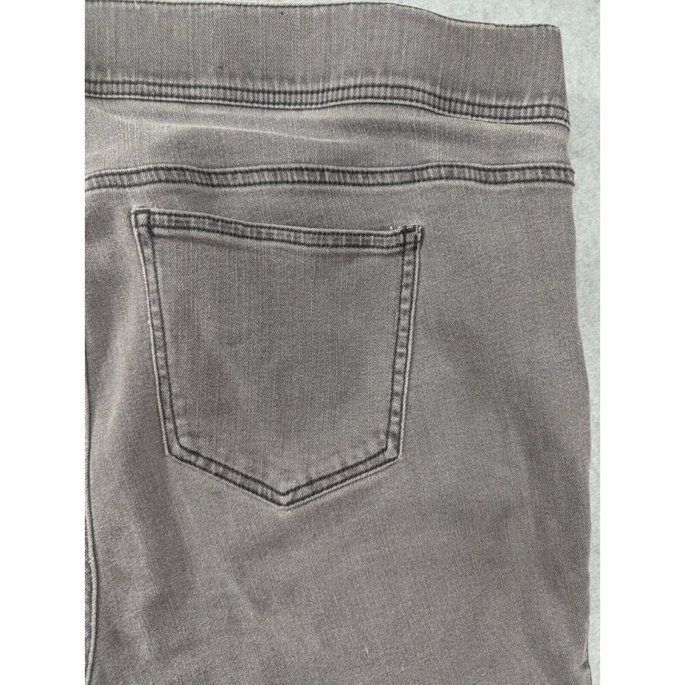 Torrid Denim Jeans Size 3R Grey Jegging Pull On Lace Up Legs High Rise Stretch - Picture 9 of 12